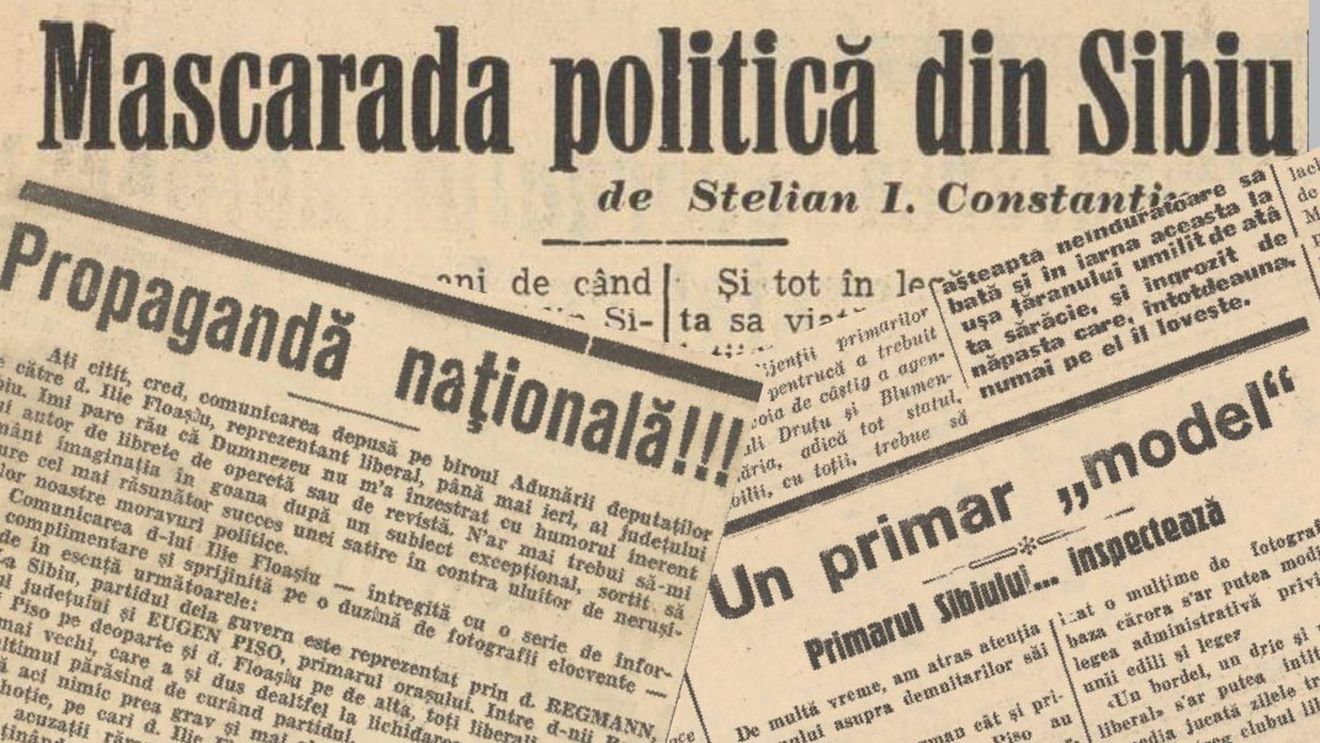 Întâmplări din Sibiul anilor 30: Primarul, scos cu dricul, rupt de beat, de la prostituate / Fotografiile compromițătoare, achitate cu fonduri din ”susținerea propagandei naționale” / Implicarea lui I. Gh. Duca și amenințarea cu plecarea la ”georgiști”