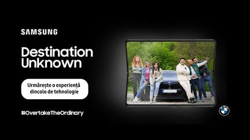 Samsung și BMW îți prezintă o experiență dincolo de tehnologie: 3 echipe, cele mai iconice produse, provocări epice. Descoperă Destination Unknown (P)