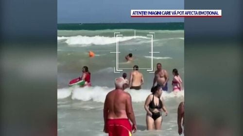 Imagini dramatice la Costinești. Un copil de 11 ani a fost salvat la limită din valuri, părinții îl urmăreau de pe mal