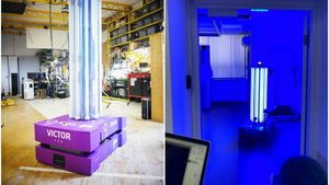 Victor, robotul capabil să distrugă coronavirusul cu ajutorul radiațiilor, realizat de o companie românească. Primul model ”lucrează” la Spitalul Universitar București