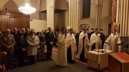 Slujbă la o biserică din Bruxelles pentru buna desfășurare a Președinției României la Consiliul UE: „Dăruiește-le pace profundă și dăinuitoare”