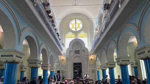 VIDEO FOTO Sinagoga din Constanța a fost redeschisă oficial după reabilitare