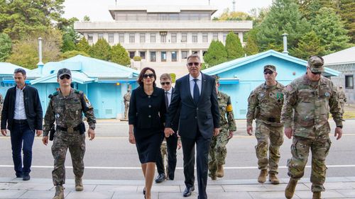 GALERIE FOTO cu președintele Klaus Iohannis în Coreea de Sud, alături de Carmen Iohannis. Vizită în zona demilitarizată