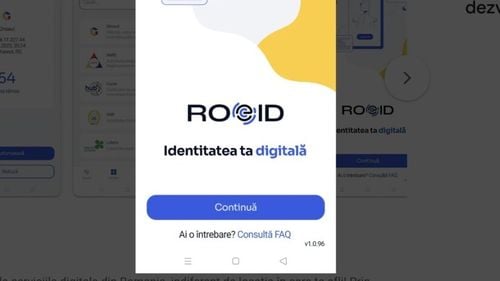 Primăria Sectorului 6 anunță că e prima din țară care s-a înscris în ROeID, aplicația prin care pot fi accesate toate serviciile publice digitale/ Contul unic poate fi creat cu un selfie, o fotografie a cărţii de identitate şi un video