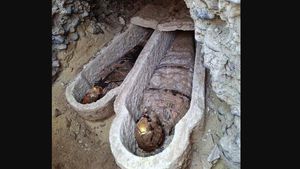 Descoperire neobișnuită în Egipt: O mumie veche de 1.600 de ani avea lipit pe abdomen un fragment din epopeea Iliada