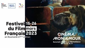Bijuterii cinematografice și lansarea platformei gratuite de filme a TV5 la Festivalul Filmului Francez în România, care are loc în 13 orașe din toată țara