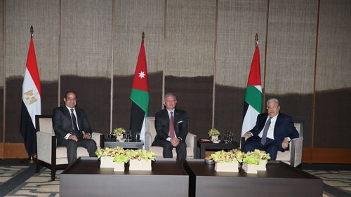 Liderii iordanian, egiptean şi palestinian îndeamnă la „menţinerea presiunii” pentru a opri „agresiunea israeliană împotriva Fâșiei Gaza”