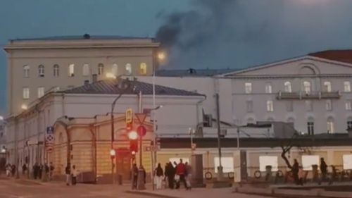 UPDATE Scurt incendiu la sediul Ministerului rus al Apărării din Moscova