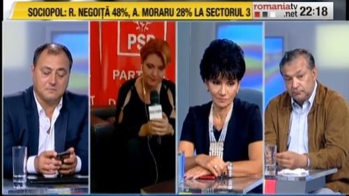 EXIT POLL prezentat de România TV: Nicușor Dan 45%, Gabriela Firea 44%
