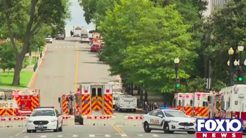 UPDATE SUA:  Alertă la Capitoliu. Bărbatul care amenința cu bomba se află în custodia poliției