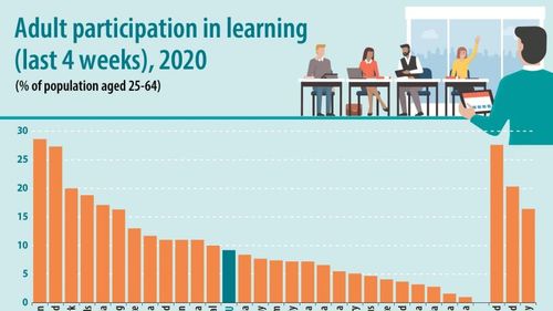 România a ratat catastrofal ținta asumată în fața Comisiei Europene pe Educația pe tot parcursul vieții: indicatorul a scăzut față de acum 12 ani, în loc să fie de 10 ori mai mare