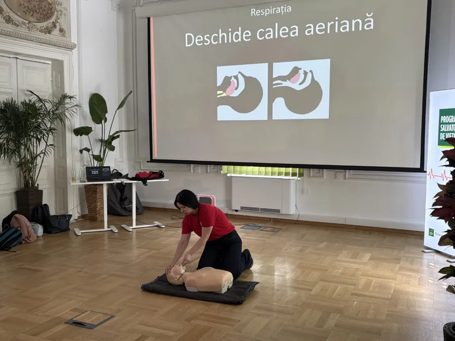 Curs de prim ajutor realizat de Groupama alături de Fundația pentru SMURD