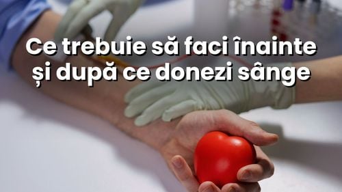 Ce ar trebui să mănânci și ce să eviți înainte să donezi sânge / Sfatul nutriționistului