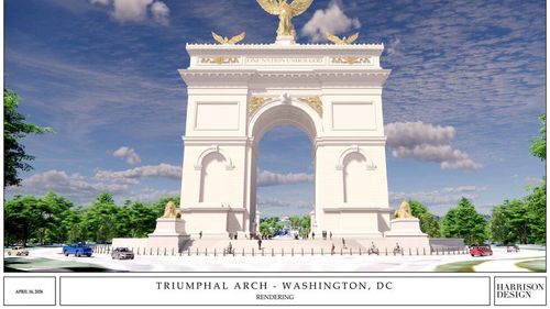 Donald Trump anunță că va construi ”cel mai mare și mai frumos Arc de Triumf din lume”