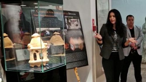 Descoperire arheologică rară în vechiul Apulum, pe locul unui viitor hotel. Un coș de fum din perioada romană, restaurat și reconstituit 3 D