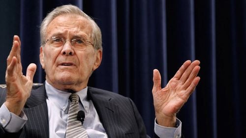 Fostul şef al Pentagonului Donald Rumsfeld, controversatul arhitect al războiului din Irak, a încetat dn viaţă