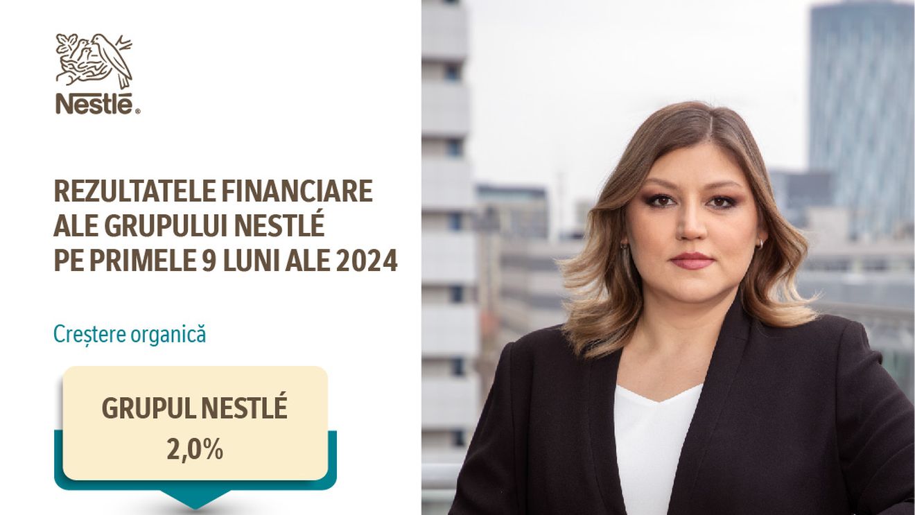 Nestlé raportează vânzările pe primele nouă luni al anului 2024