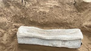 Sarcofag de plumb din epoca romană, vechi de 2000 de ani, descoperit în Fâșia Gaza