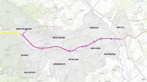 A fost emisă autorizaţia de construire pentru lucrările aferente secţiunii 3 Leghin-Târgu Neamţ, de 30 km, din Autostrada Unirii