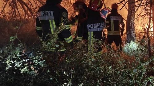 VIDEO | Pompierii români, în prima linie în lupta cu incendiile din Franța / Francezii le mulțumesc pentru solidaritate