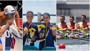 Jocurile Olimpice: Zi magică pentru România la Tokyo - Aur și argint la canotaj, alte trei echipaje calificate în finală, plus David Popovici, care se va bate pentru medalii la 100 de m liber