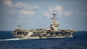 Un portavion american a sosit în Coreea de Sud pentru exerciţii militare comune la care participă şi Japonia