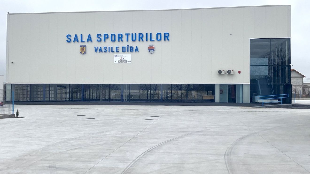 Sala sporturilor „Vasile Dîba”, cea mai semnificativă investiție realizată în județul Tulcea, în valoare de 2 milioane de euro