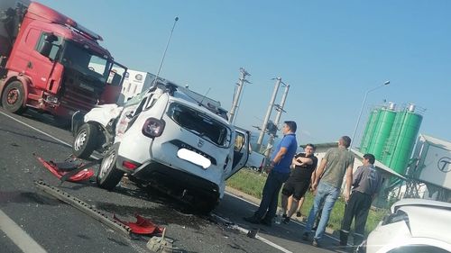 FOTO Accident în Municipiul Sibiu. Două cupluri și-au pierdut viața