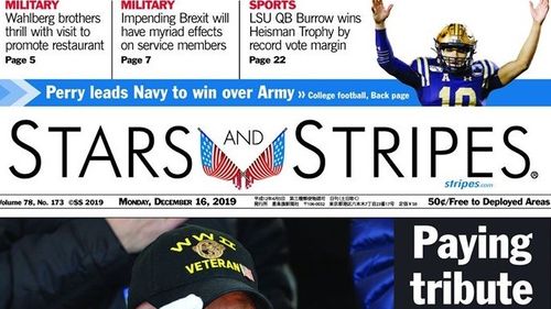 Pentagonul vrea să închidă versiunea tipărită a cotidianului „Stars and Stripes”, care datează de pe vremea Războiului de Secesiune, pentru a face economii