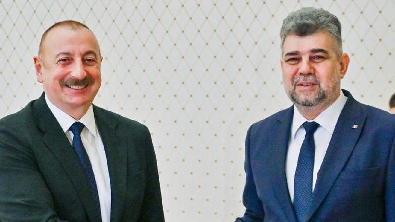 Marcel Ciolacu, întâlnire cu președintele Ilham Aliyev: România are o șansă extraordinară de a deveni poarta către Uniunea Europeană pentru gazele și energia din Azerbaidjan. Am discutat despre trei proiecte energetice majore