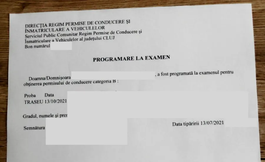 programare traseu cluj 3 luni