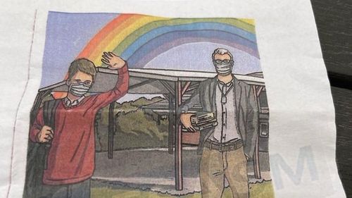 Satu Mare: Curcubeul de pe un pliant distribuit elevilor la început de an școlar, motiv de supărare pentru părinți, care acuză un "mesaj subliminal LGBT"