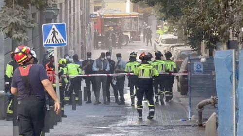 UPDATE Un imobil s-a prăbușit parțial în centrul Madridului, „mai multe” persoane dispărute și trei rănite