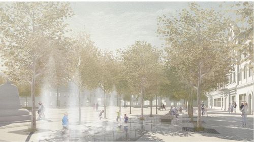 Au început lucrările de regenerare urbană pe şase hectare de spaţiu public, în Piața Traian din Timişoara
