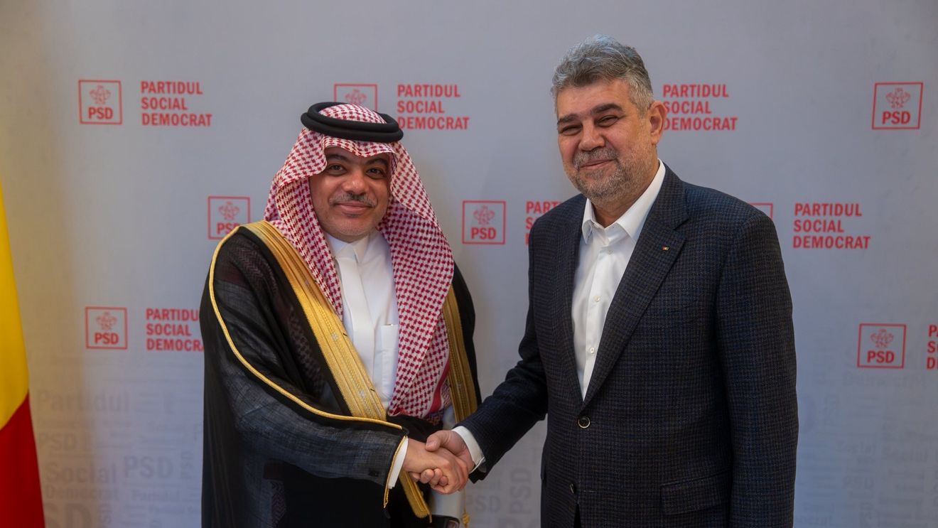 Marcel Ciolacu s-a întâlnit cu ambasadorul Arabiei Saudite în România