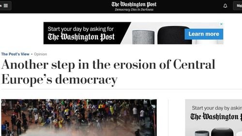 Poziție radicală asumată de Washington Post: SUA trebuie să sancționeze oficialii români corupți și implicați în violențele jandarmilor, UE trebuie să crească presiunea pe guvern