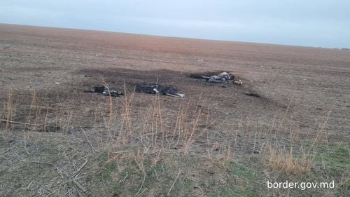 Fragmente de drone Shahed găsite în Republica Moldova, la granița cu Ucraina