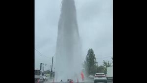 VIDEO Avarie majoră la o conductă de apă din Iași
