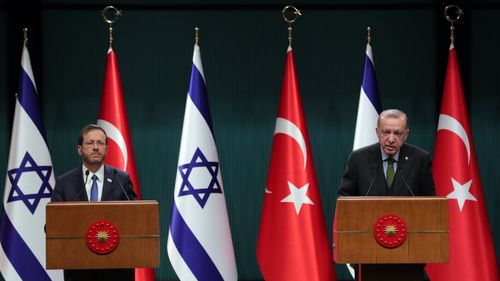Reapropiere Turcia – Israel: Președintele Isaac Herzog, în vizită la președintele Recep Tayyip Erdogan/ Problema palestiniană, una dintre chestiunile cheie discutate
