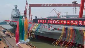 VIDEO China a lansat al treilea portavion, denumit Fujian