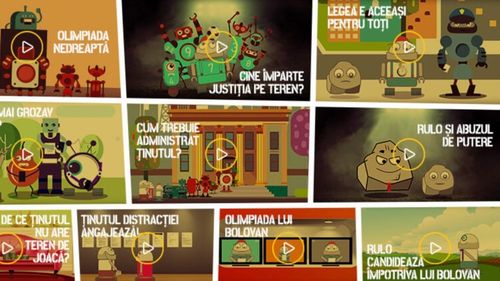 Roboțelul Rulo și Statul captiv, pe înțelesul copiilor – un proiect de Educație juridică prin 10 animații video