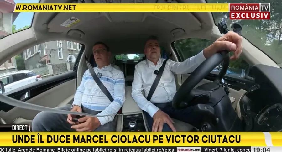 Marcel Ciolacu sofer Victor Ciutacu RTV, Romania TV