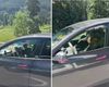 O femeie și doi copii, fotografiați dormind într-o Tesla care circula pe o autostradă din Canada / Cum a reușit femeia să ocolească sistemele de alertă ale mașinii, pentru a putea dormi