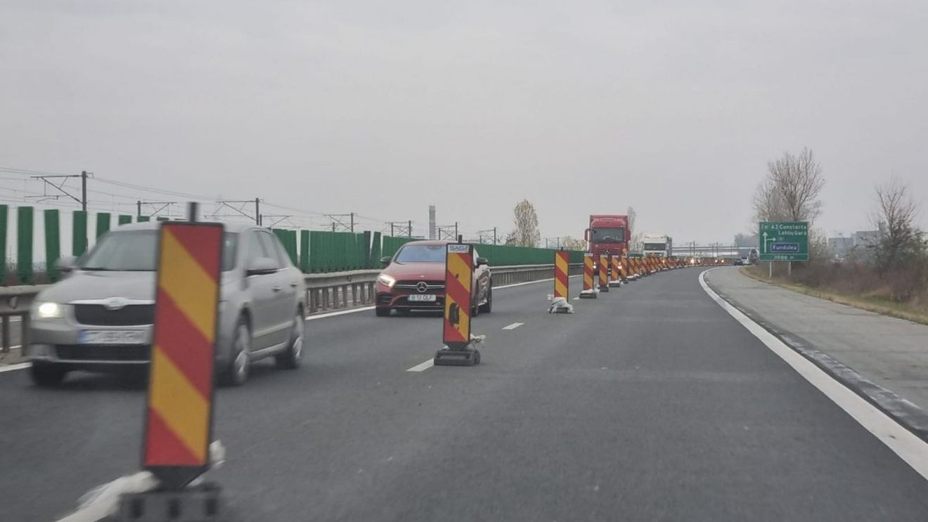 Trafic restricționat pe A1 București -Pitești până la ora 15:00, din cauza unor lucrări