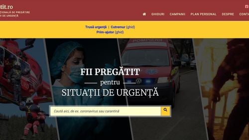 Platforma „fiipregătit.ro” trebuie afişată pe site-urile tuturor instituţiilor, a decis guvernul / Este sursa oficială de informare care îi învață pe cetățeni cum să se comporte în diferite situaţii de urgenţă sau dezastru