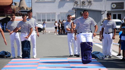 FOTO VIDEO Cum a fost la Zilele Porților Deschise organizate de Forțele Navale Române, la Constanța și Galați