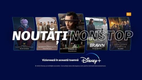 Disney+ le-a pregătit abonaților o toamnă plină de noutăți. Vezi sezoane noi ale unor seriale celebre (Loki, The Kardashians), filme pline de suspans (Bântuind prin Veneția), seriale noi cu o distribuție impresionantă (Brawn: O poveste imposibilă de Formula 1, Crimă la capătul Pământului). (P)