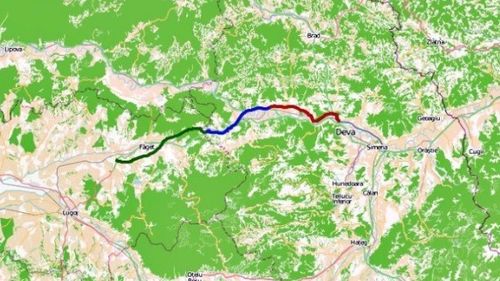 O nouă alunecare de teren pe Autostrada A1, tronsonul Lugoj – Deva. Șeful Companiei de Autostrăzi: de vină sunt ploile abundente