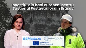 REPORTAJ VIDEO: Cum este restaurat Bastionul Postăvarilor din Brașov cu investiții de 10 milioane de lei din fonduri europene