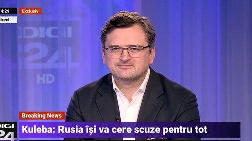 Dmitri Kuleba, la Digi24: ”Partenera mea a plecat din Bucea cu o zi înainte ca orașul să fie ocupat/ Nu mi-a murit nimeni apropiat până acum, dar am prieteni pe linia frontului, în Donbas”